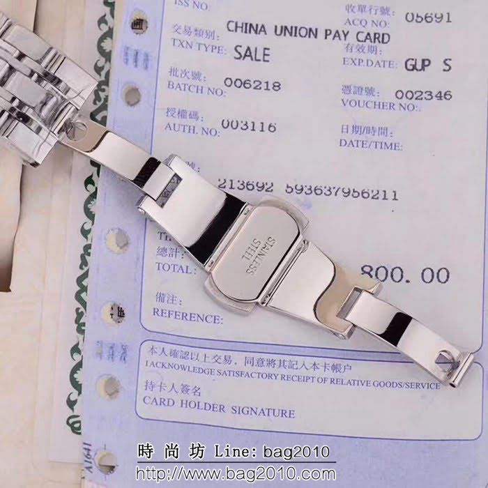 LONGINES浪琴 精鋼表殼 石英機芯 情侶對表 WSS0351